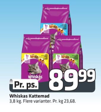 Fleggaard Whiskas kattefoder tilbud