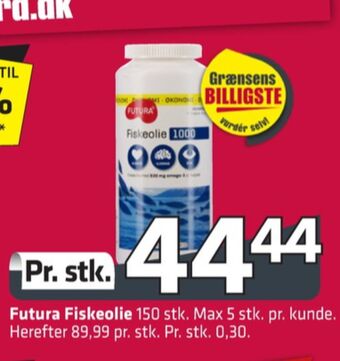 Fleggaard Futura fiskeolie tilbud