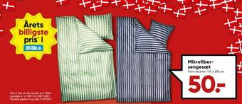 Bilka Mikrofiber sengesæt tilbud