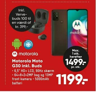Motorola Moto G30 inkl. Buds