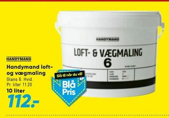 Bilka Handymand loft og vægmaling tilbud