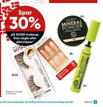 GOSH makeup, Kiss negle eller øjenvipper