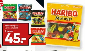 Bilka Haribo slikpose tilbud