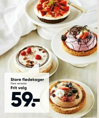 Bilka Store flødekager tilbud