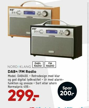 Bilka DAB+/FM Radio tilbud