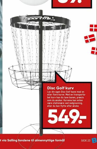 Bilka Disc Golf kurv tilbud