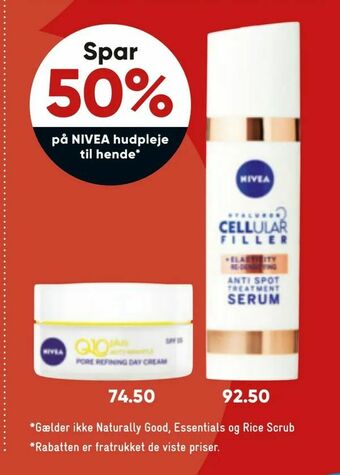 Bilka NIVEA hudpleje til hende tilbud