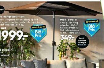 Bilka Miami parasol tilbud