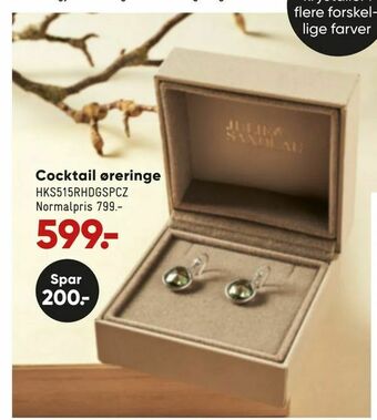 Bilka Cocktail øreringe tilbud