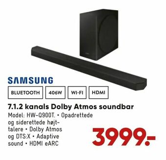 Bilka 7.1.2 kanals Dolby Atmos soundbar tilbud
