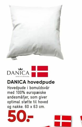 Bilka DANICA hovedpude tilbud