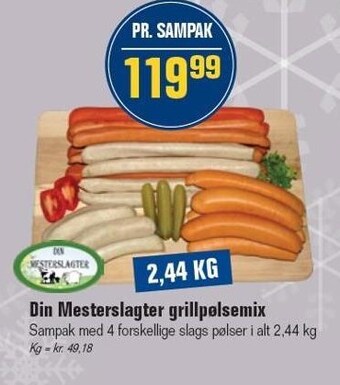 Otto Duborg Din mesterslagter grillpølsemix tilbud