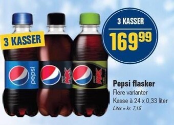 Otto Duborg Pepsi flasker tilbud