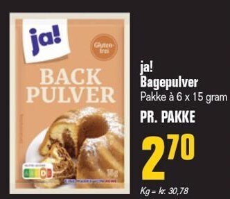 Otto Duborg Bagepulver tilbud