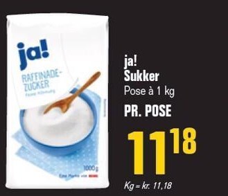 Otto Duborg Sukker tilbud