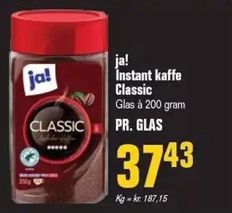 Otto Duborg Instant kaffe classic tilbud