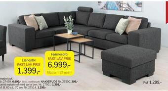 Daells Bolighus Hjørnesofa tilbud