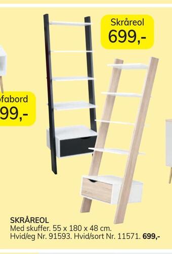 Daells Bolighus Skråreol tilbud