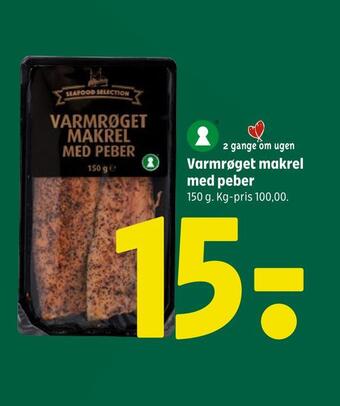 Coop 365 Varmrøget makrel med peber tilbud