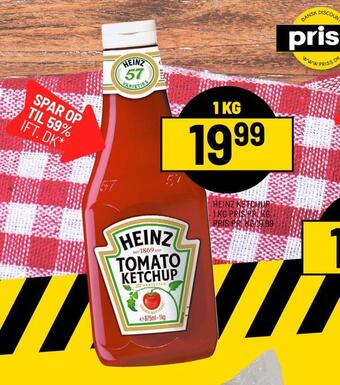 Priss Heinz ketchup tilbud