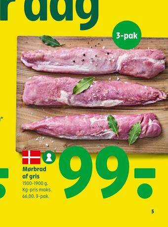 Coop 365 Mørbrad af gris tilbud