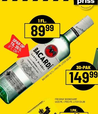 Priss Bacardi tilbud