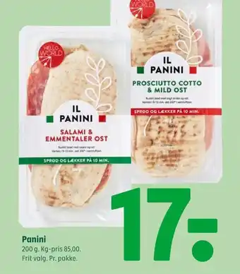 Coop 365 Panini tilbud