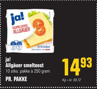 Otto Duborg Ja! allgäuer smelteost tilbud