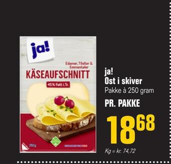 Otto Duborg Ja! ost i skiver tilbud