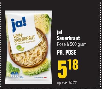 Otto Duborg Ja! sauerkraut tilbud
