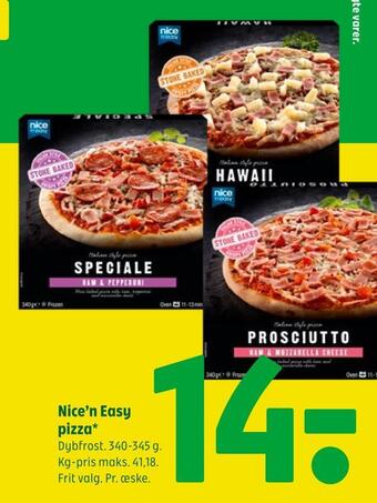 Coop 365 Nice'n easy pizza tilbud