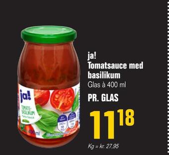 Otto Duborg Ja! tomatsauce med basilikum tilbud