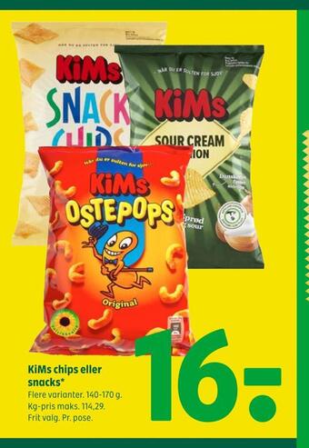 Kims chips eller snacks