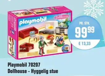 Otto Duborg Playmobil 70207 dollhouse - hyggelig stue tilbud