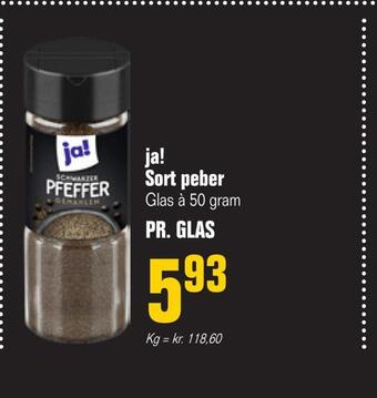 Otto Duborg Ja! sort peber tilbud