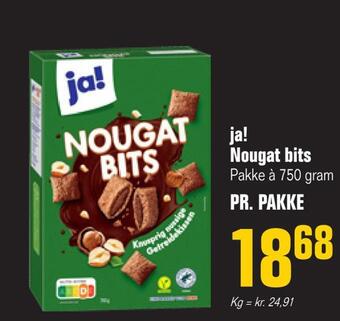 Otto Duborg Ja! nougat bits tilbud