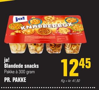 Otto Duborg Ja! blandede snacks tilbud