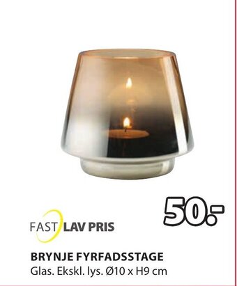 JYSK Brynje Fyrfadsstage tilbud