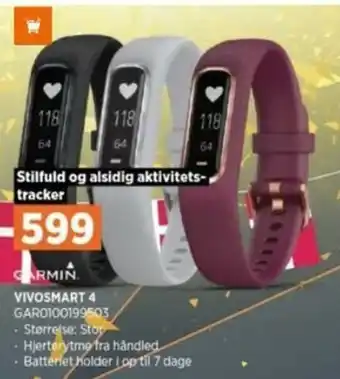 Power Garmin Vivosmart 4 GAR0100199503 tilbud