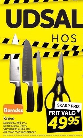 Din Isenkræmmer Knive tilbud