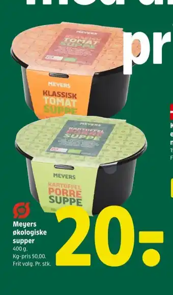 Coop 365 Meyers kartoffel-porresuppe tilbud