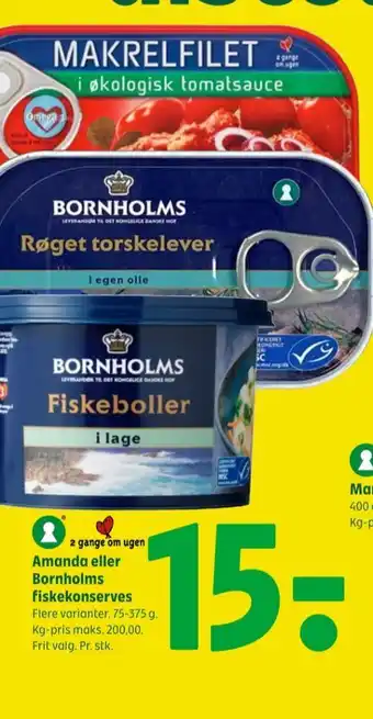 Coop 365 Bornholms fiskeboller tilbud