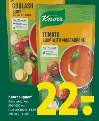 Coop 365 Knorr tomatsuppe tilbud