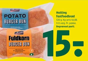 Coop 365 Hatting burgerboller tilbud