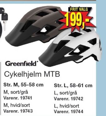 Harald Nyborg Greenfield cykelhjelm tilbud
