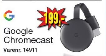 Harald Nyborg Chromecast adapter tilbud