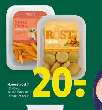 Harvest creative potatoes sweet potato fries