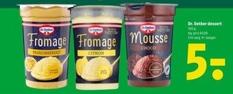 Dr oetker fromage citron