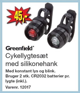 Harald Nyborg Greenfield cykellygtesæt tilbud