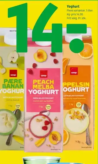 Coop yoghurt appelsin